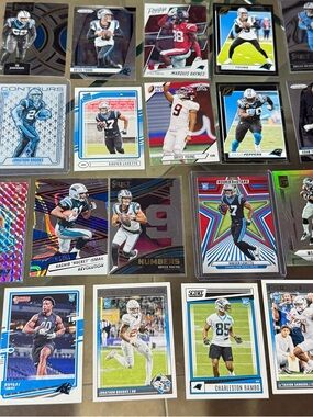 25 card lot Carolina Panthers Bryce Young RC etc rookie cards